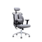 사무실 의자들을 폴딩시키는 PU 가죽 현대 인체 공학적 의자 알루미늄 합금 베이스