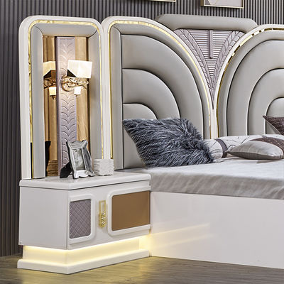 Classic Luxury Villa Home Furniture Bedroom Sets Modern Double Bed Room Wooden Frame Complete king Size Bedroom Furniture Set