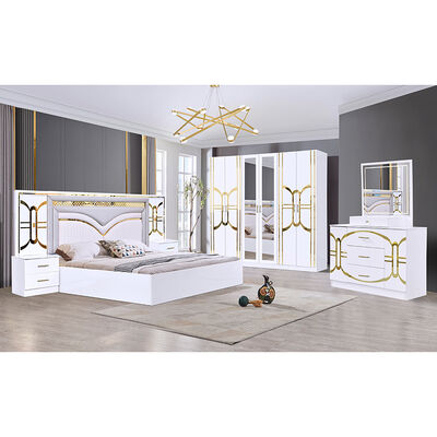 Chambre a Coucher Complet Modern Bedroom Sets king Size Bed Room Double Wooden Frame Home Full Luxury Bedroom Furniture Set