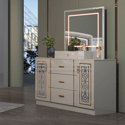 Cheap Wholesale Full 5 Pieces Modern Bedroom Furniture Set Home Apartment Complete Wooden Frame Double Luxury king Size Bed