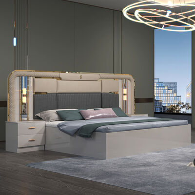 침실 전체 세트 가구 침실 가구 색상 십대 나무 맞춤형 흰색 가구 현대 세트