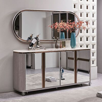 럭셔리 목조 식탁 세트 6석 집 가구 고급 대형 목재 현대 대리석 식탁 세트 4석