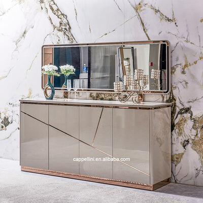 도매 완벽한 현대 럭셔리 식당 세트 홈 가구 수납 심플 우든 6인용 식탁 및 의자 세트