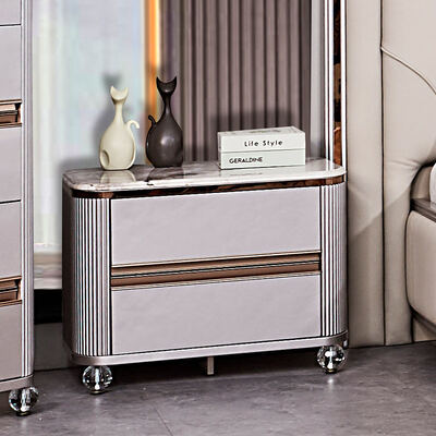 현대 럭셔리 가죽 듀얼 침대 전체 침실 세트 마스터 룸 나무 프레임 현대 킹 사이즈 침실 가구 세트