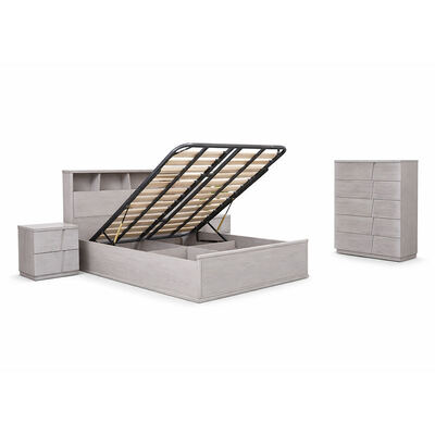 현대적인 전체 침실 세트 마스터룸 크기 왕 침대 더블 호텔 홈 스토리지 단단한 나무 프레임 고급 침실 가구 세트