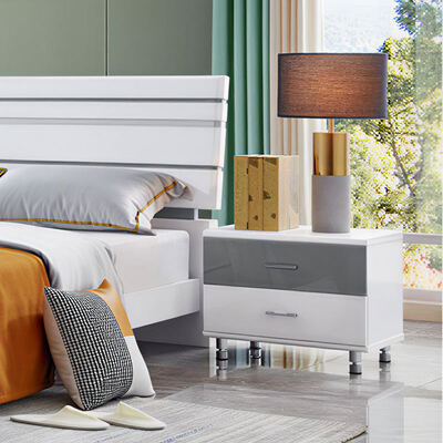 침실 가구 세트 마스터 클래식 목재 킹 사이즈 저장 고온 고품질 미니멀리즘 고급 현대 가구 침실