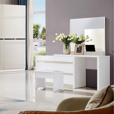 목재 크기의 침실 가구 세트 저장소 최소주의 고품질의 편안한 마스터 스위트 고급 현대