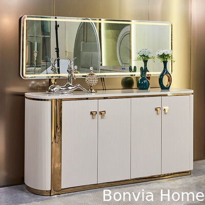 모던 화이트 우드 럭셔리 다이닝룸 세트 6인용 풀 홈 퍼니처 수납 대형 우드 다이닝 테이블 및 의자 세트