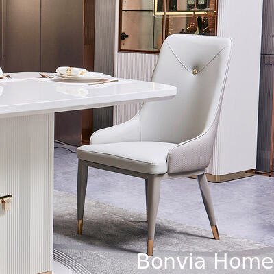 모던 화이트 우드 럭셔리 다이닝룸 세트 6인용 풀 홈 퍼니처 수납 대형 우드 다이닝 테이블 및 의자 세트