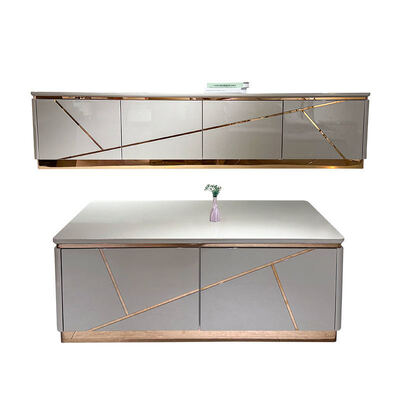 현대 디자인 목재 주방 TV 캐비닛 보관실 가구 고급 스타일 목재 MDF TV 스탠드