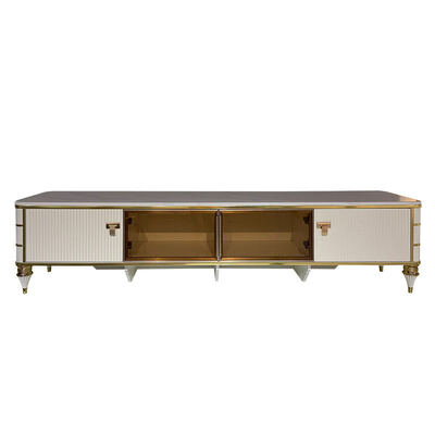 고품질 북유럽 화이트 우드 TV 스탠드 수납 홈 퍼니처 호텔 모던 럭셔리 MDF 거실 TV 캐비닛