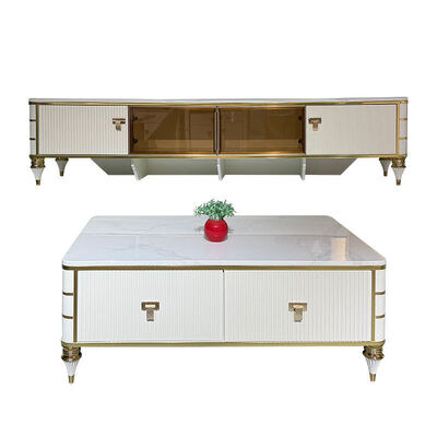 고품질 북유럽 화이트 우드 TV 스탠드 수납 홈 퍼니처 호텔 모던 럭셔리 MDF 거실 TV 캐비닛