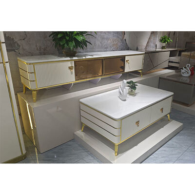 고품질 북유럽 화이트 우드 TV 스탠드 수납 홈 퍼니처 호텔 모던 럭셔리 MDF 거실 TV 캐비닛