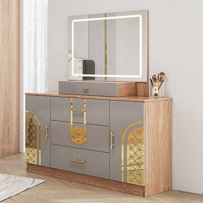 Chambre a Coucher Complet 터키어 침실 세트 킹 ​​사이즈 침대 룸 더블 나무 프레임 저렴한 럭셔리 현대 침실 가구 세트