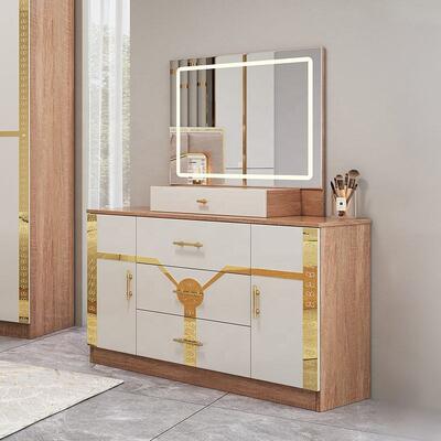 Modern Bedroom Furniture Set King Size Bed Wooden Frame Luxury Home Complete Turkish Furniture Bedroom Sets (현대 침실 가구 세트 킹 사이즈 침대 목조 프레임 럭셔리 홈 전체 터키 가구 침실 세트)