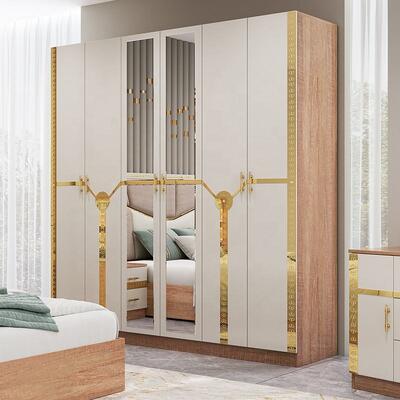 Modern Bedroom Furniture Set King Size Bed Wooden Frame Luxury Home Complete Turkish Furniture Bedroom Sets (현대 침실 가구 세트 킹 사이즈 침대 목조 프레임 럭셔리 홈 전체 터키 가구 침실 세트)