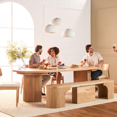 Nordic Modern Extendable Dining Table Foldable Top Wooden Dining Room Furniture Minimalist Solid Wood Folding Dining Table Set