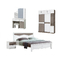 미니멀리즘 노르딕 침실 세트 2인용 침대 2000 밀리미터 단순 조립체