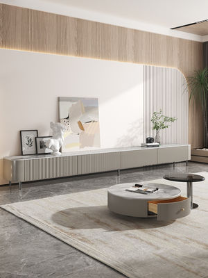 거실 카펠리니 이탈리아 사람 대리석 고체 목재 TV 받침대 120 센티미터