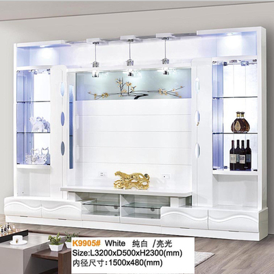 거실 현대 TV 스탠드 Bunnings 문 Bifold 책장 MDF 보드 프랑스 TV 캐비닛